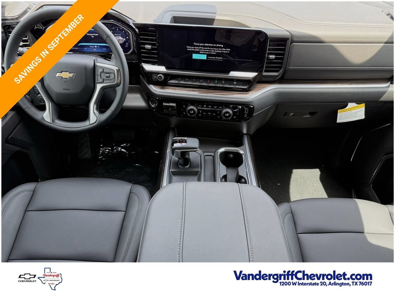 New 2026 Chevrolet Silverado 1500 LT w/ Texas Edition Plus AWD/4WD image 9