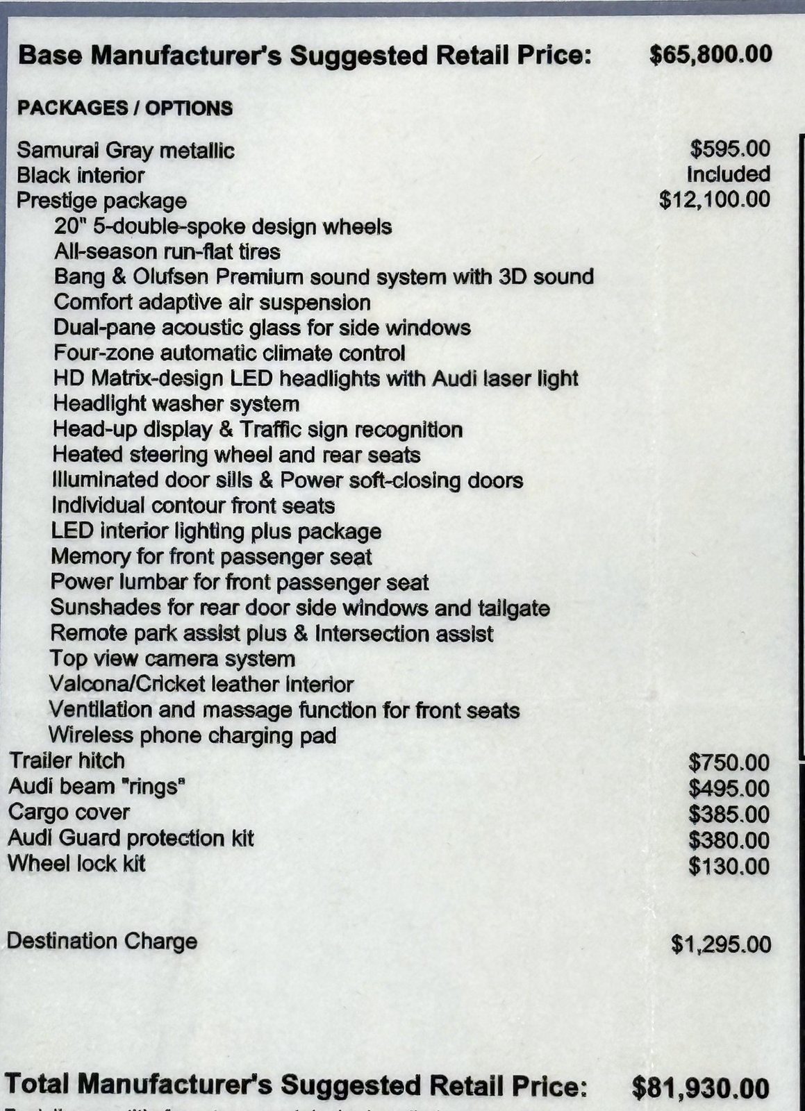 Used 2025 Audi Q7 3.0T Prestige w/ Prestige Package image 3