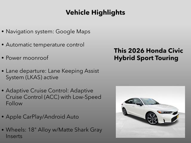 New 2026 Honda Civic Sport Touring image 5