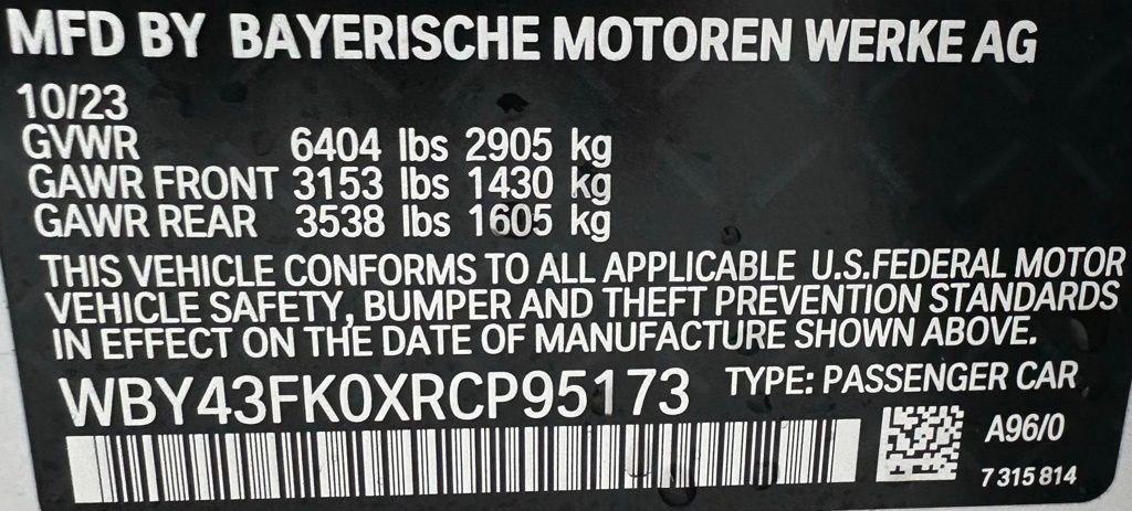 Certified 2024 BMW i5 M60 w/ Premium Package image 37