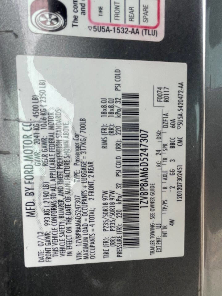 Used 2013 Ford Mustang Premium RWD image 37