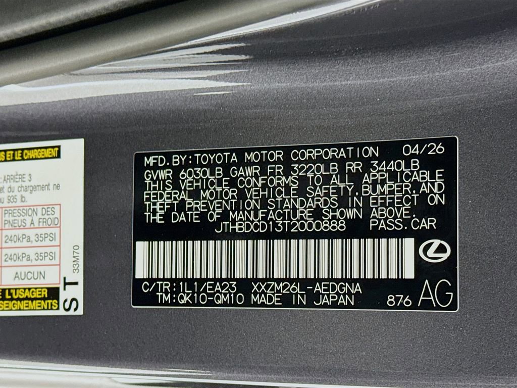 New 2026 Lexus ES 500e AWD/4WD image 33