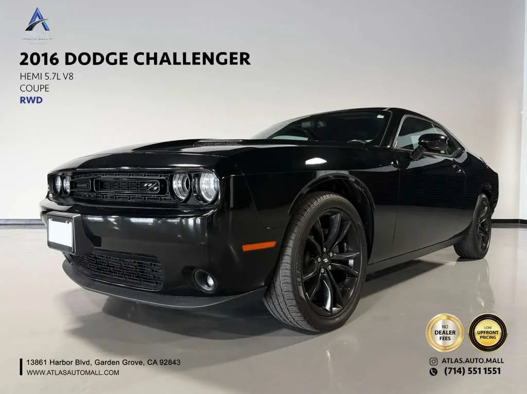 Used 2016 Dodge Challenger R/T w/ Blacktop Package