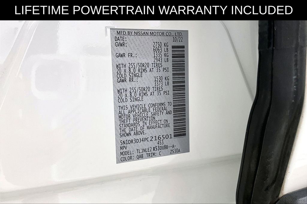 Used 2023 Nissan Pathfinder Platinum w/ Cargo Package AWD/4WD image 47