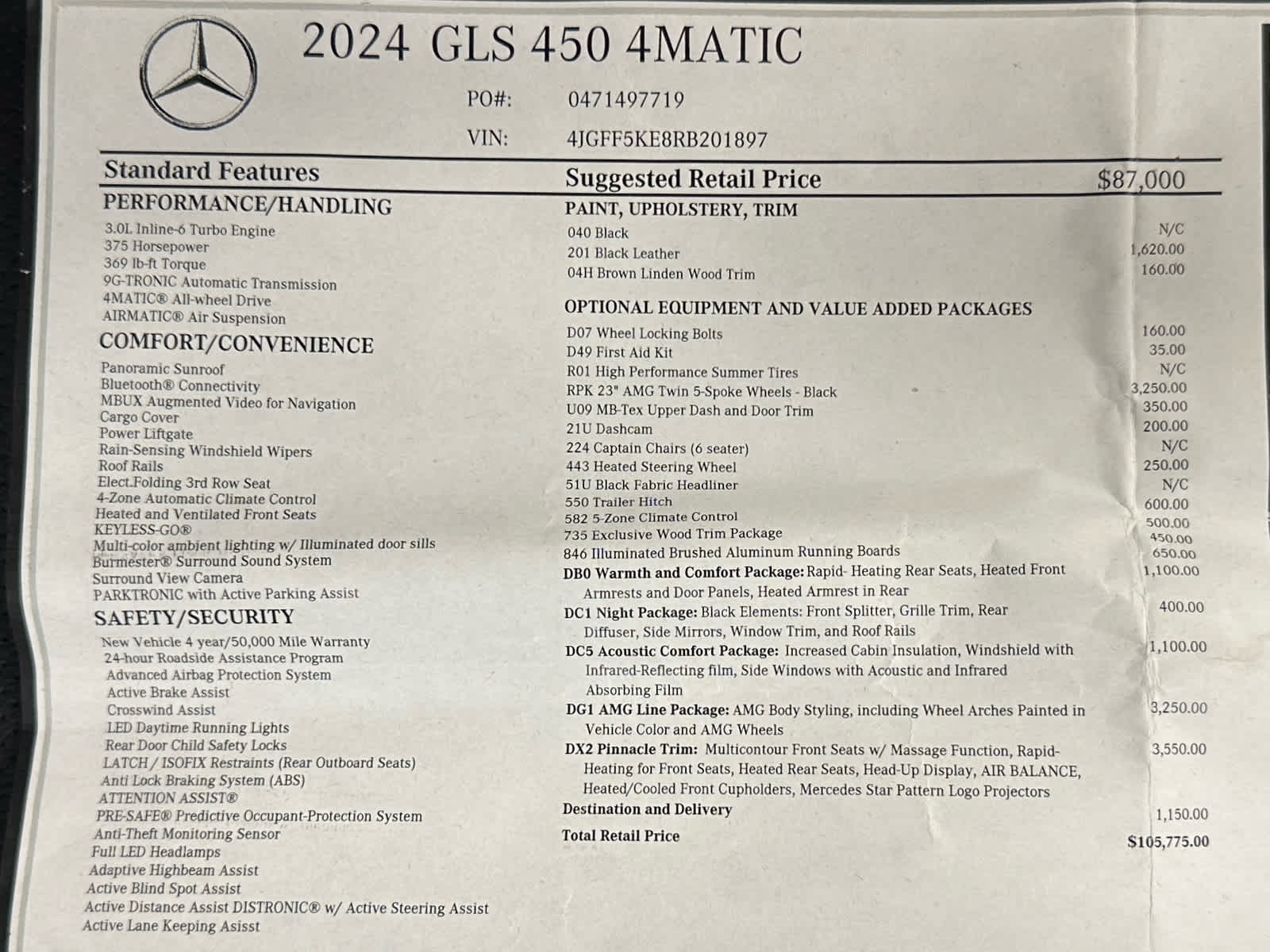 Used 2024 Mercedes-Benz GLS 450 4MATIC image 48