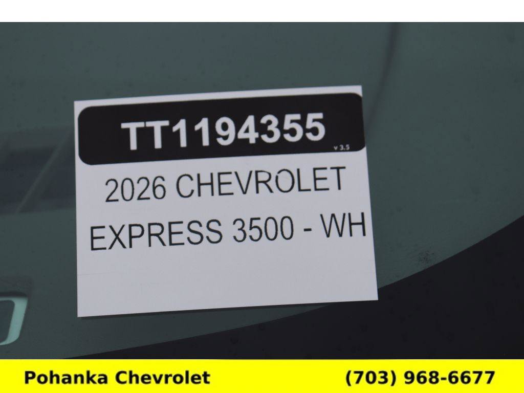New 2026 Chevrolet Express 3500 RWD image 28