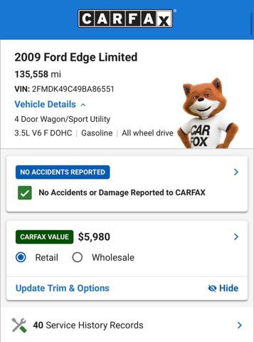 Used 2009 Ford Edge Limited AWD/4WD image 4