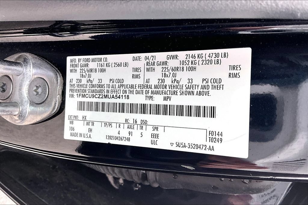 Used 2021 Ford Escape SEL AWD/4WD image 36