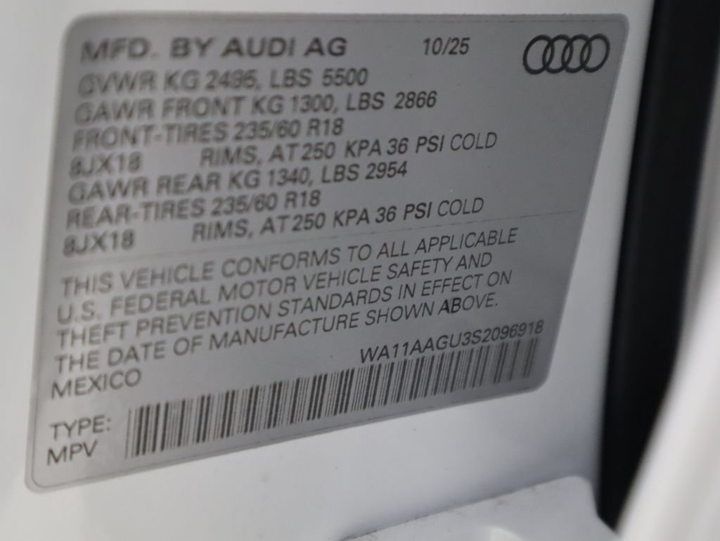 Used 2025 Audi Q5 Premium w/ Convenience Package AWD/4WD image 34