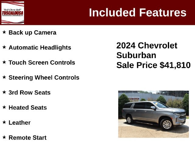 Certified 2024 Chevrolet Suburban LT AWD/4WD image 6