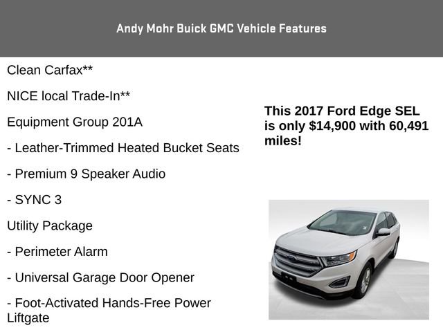 Used 2017 Ford Edge SEL w/ Equipment Group 201A AWD/4WD image 4