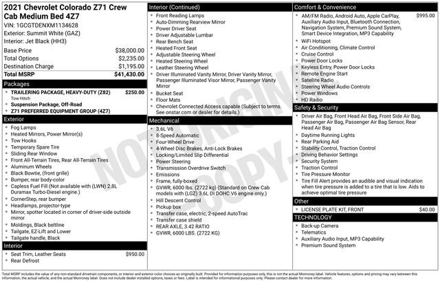 Used 2021 Chevrolet Colorado Z71 image 5