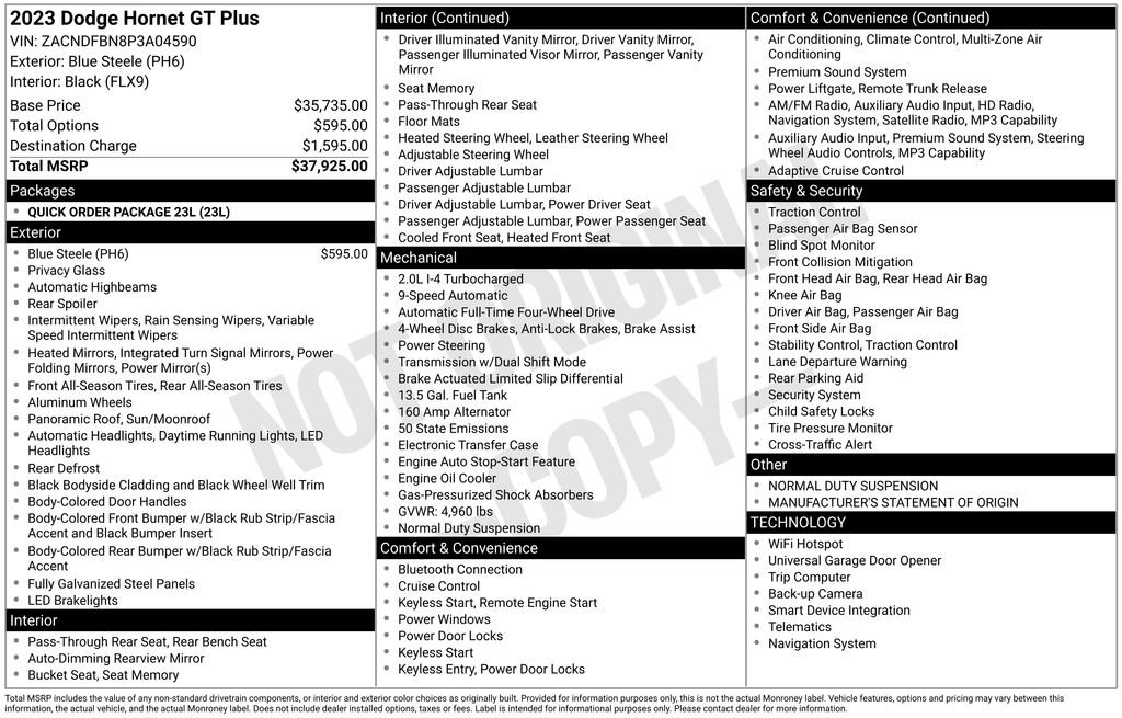 Used 2023 Dodge Hornet GT Plus image 21