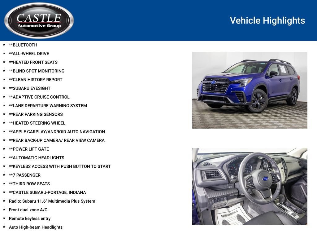 Used 2026 Subaru Ascent Premium AWD/4WD image 3