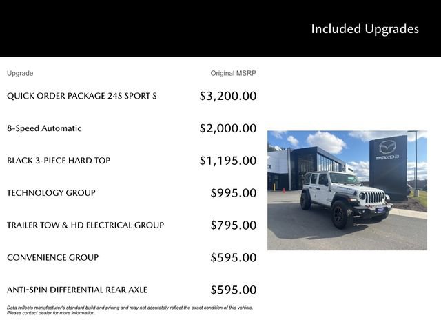 Used 2018 Jeep Wrangler Unlimited Sport S AWD/4WD image 5