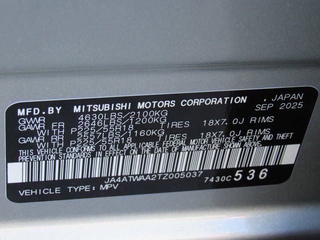 New 2026 Mitsubishi Eclipse Cross Black Edition image 13