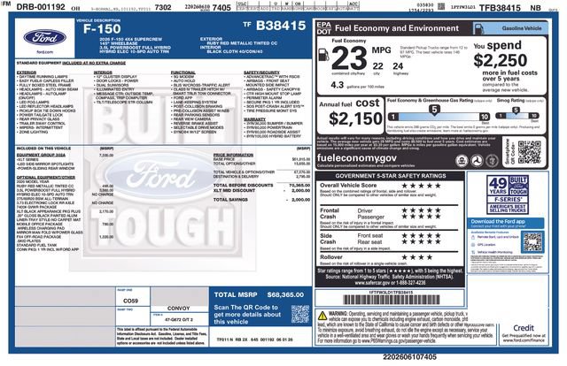 New 2026 Ford F150 XLT w/ Equipment Group 302A MID AWD/4WD image 4