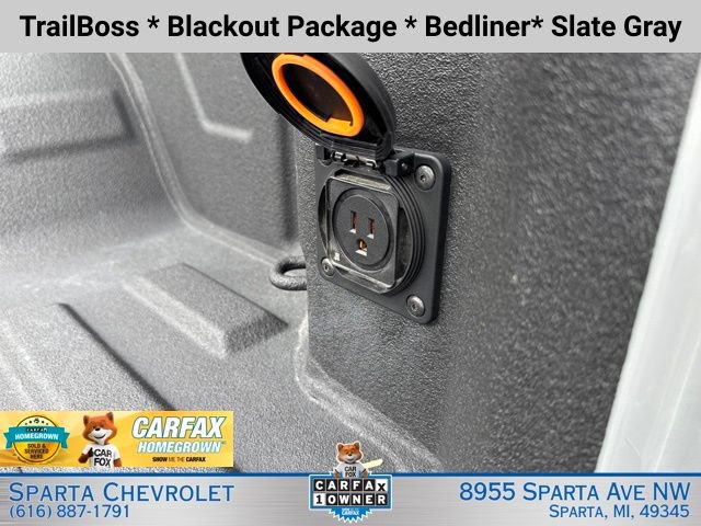 Certified 2024 Chevrolet Silverado 1500 Custom Trail Boss w/ Turbomax Blackout Package AWD/4WD image 30