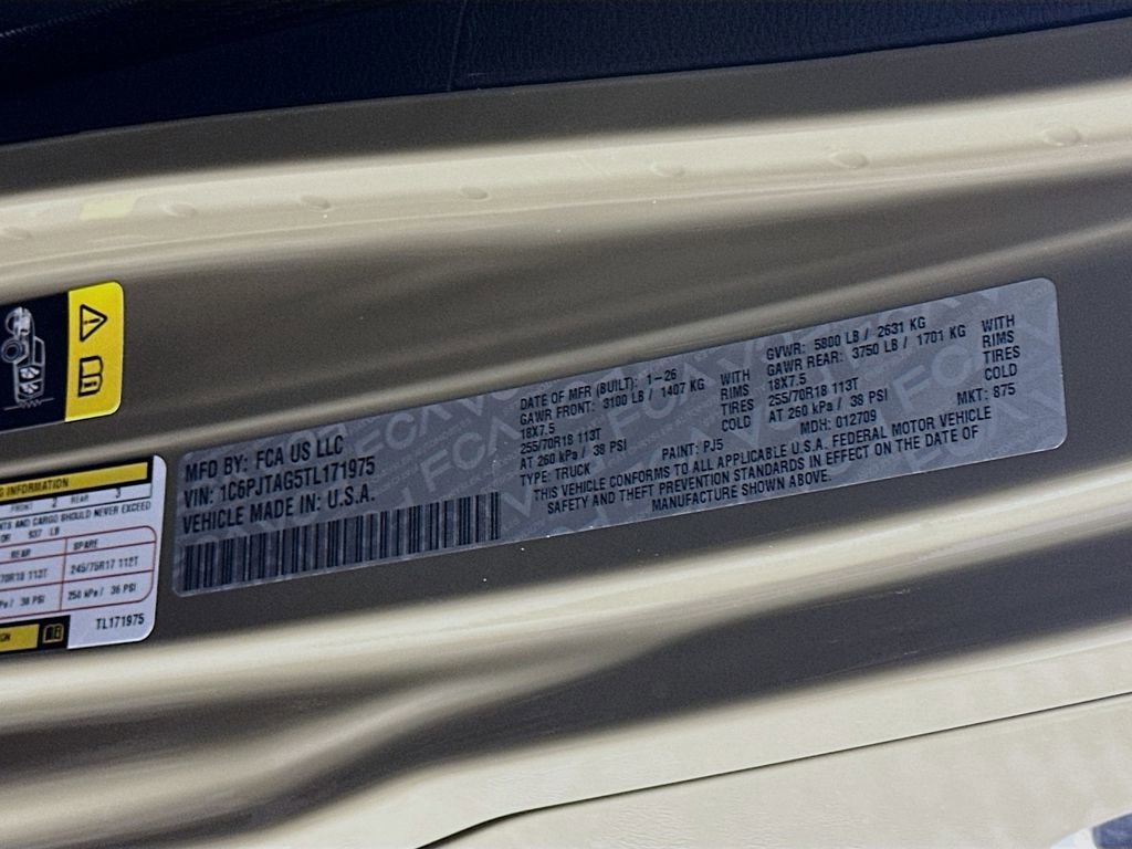 New 2026 Jeep Gladiator Sport image 19