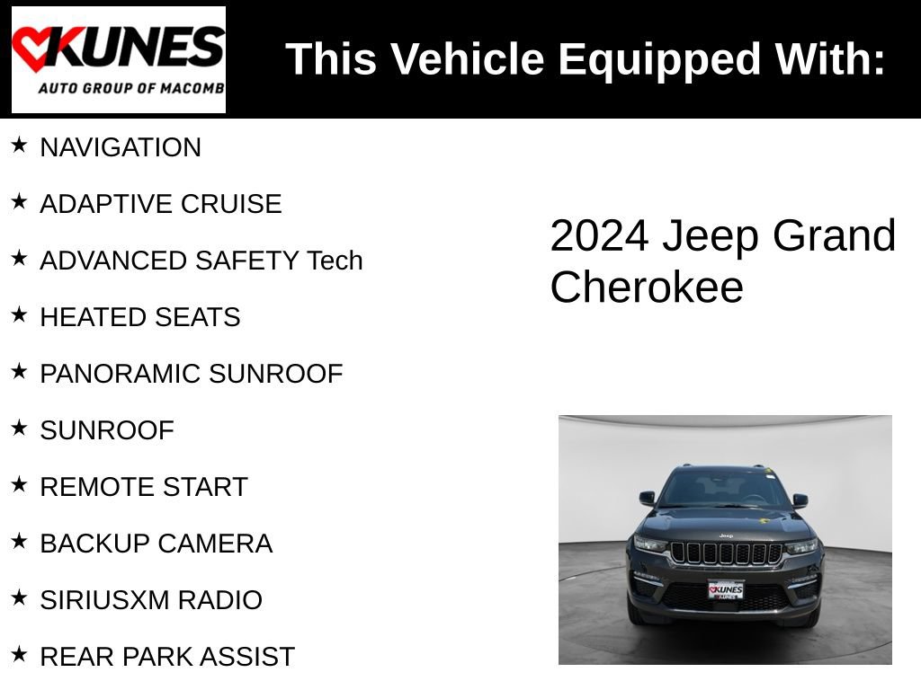 Used 2024 Jeep Grand Cherokee Limited 4xe AWD/4WD image 3