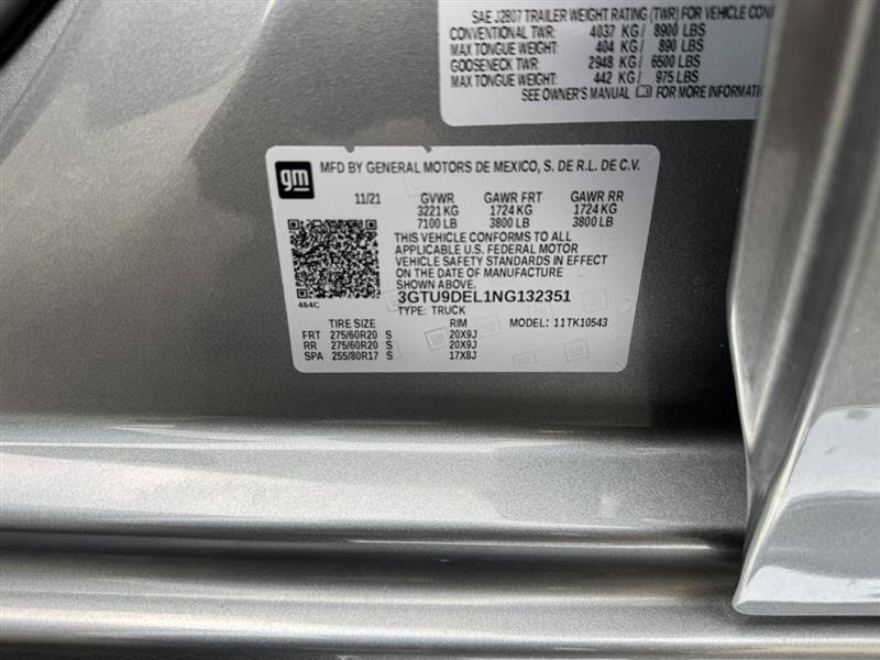 Used 2022 GMC Sierra 1500 SLT AWD/4WD image 40