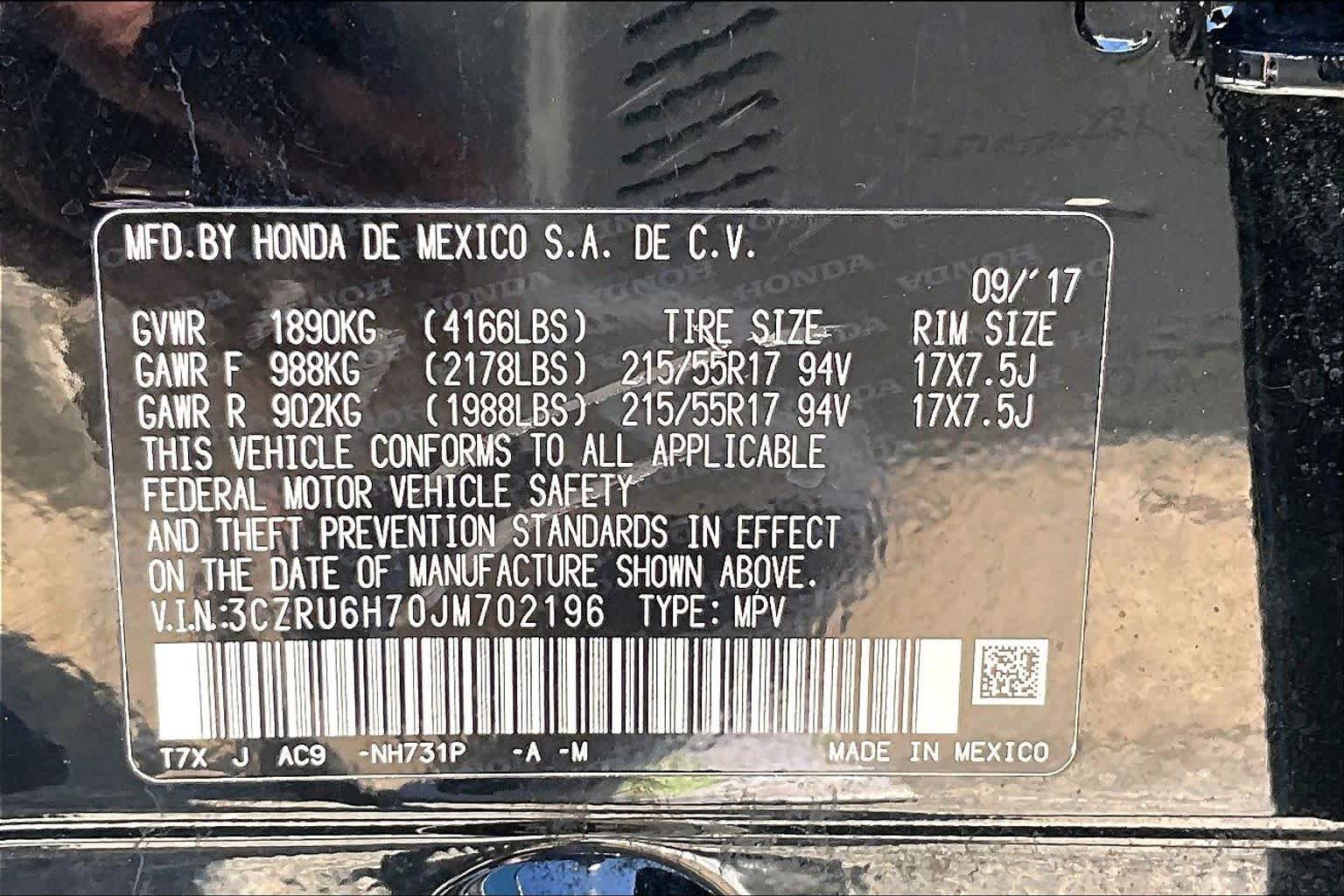 Used 2018 Honda HR-V EX-L image 37