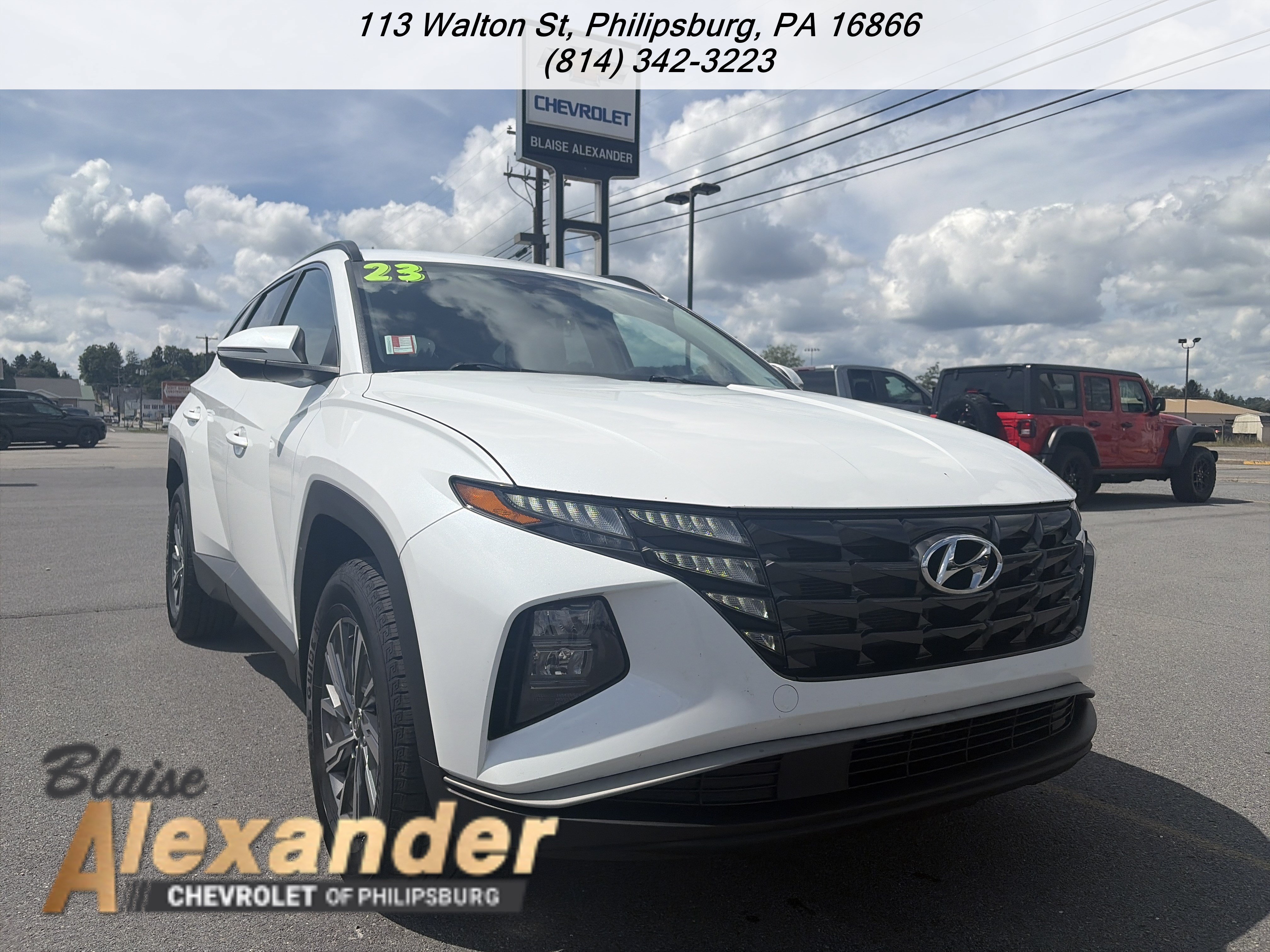 Used 2023 Hyundai Tucson Blue