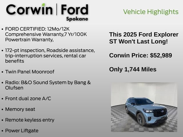 Used 2025 Ford Explorer ST image 7