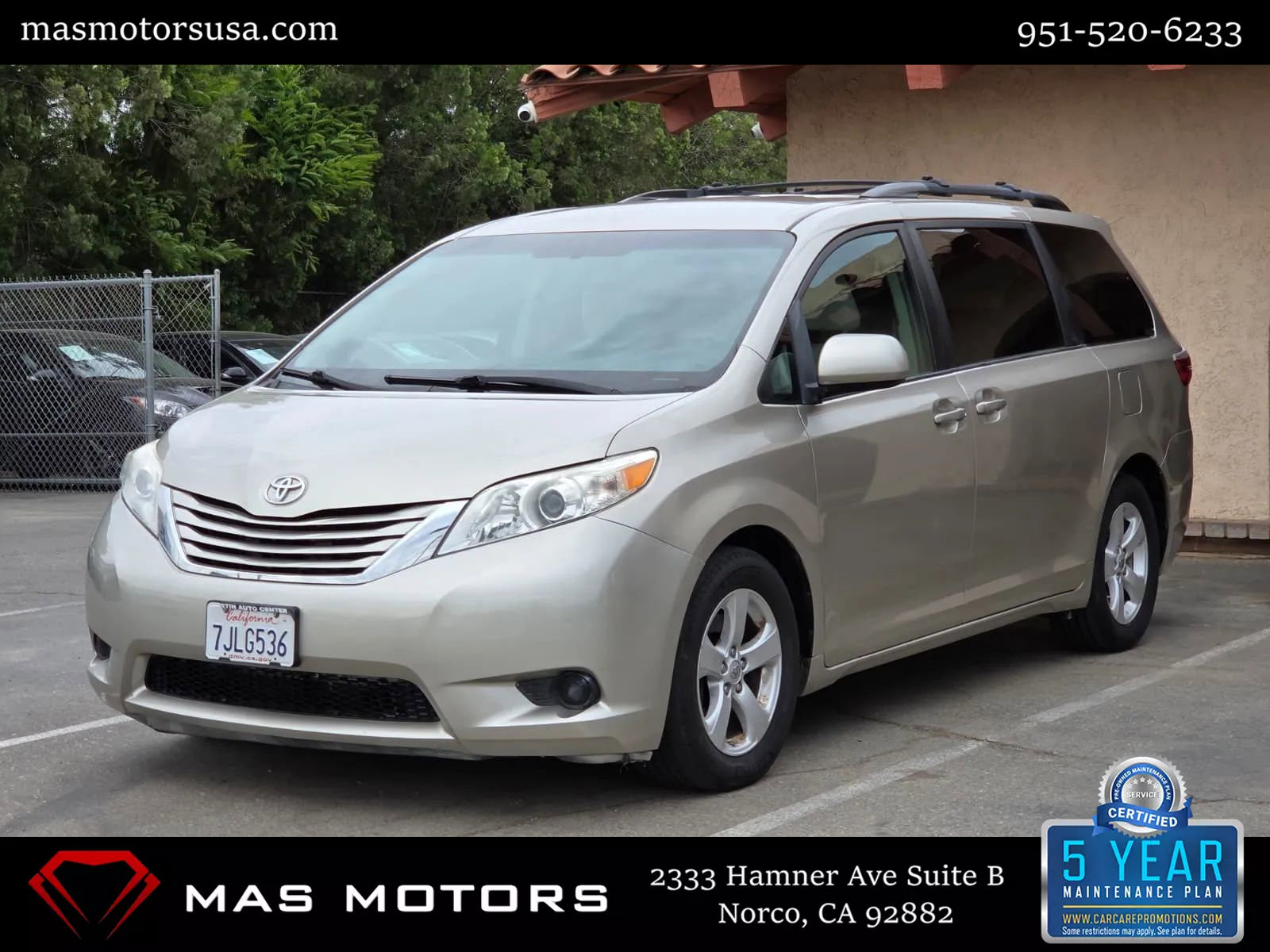 Used 2015 Toyota Sienna LE