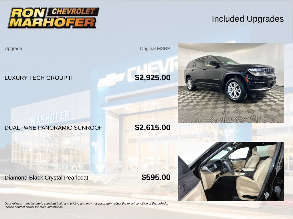 Used 2023 Jeep Grand Cherokee L Limited w/ Luxury Tech Group II AWD/4WD image 6