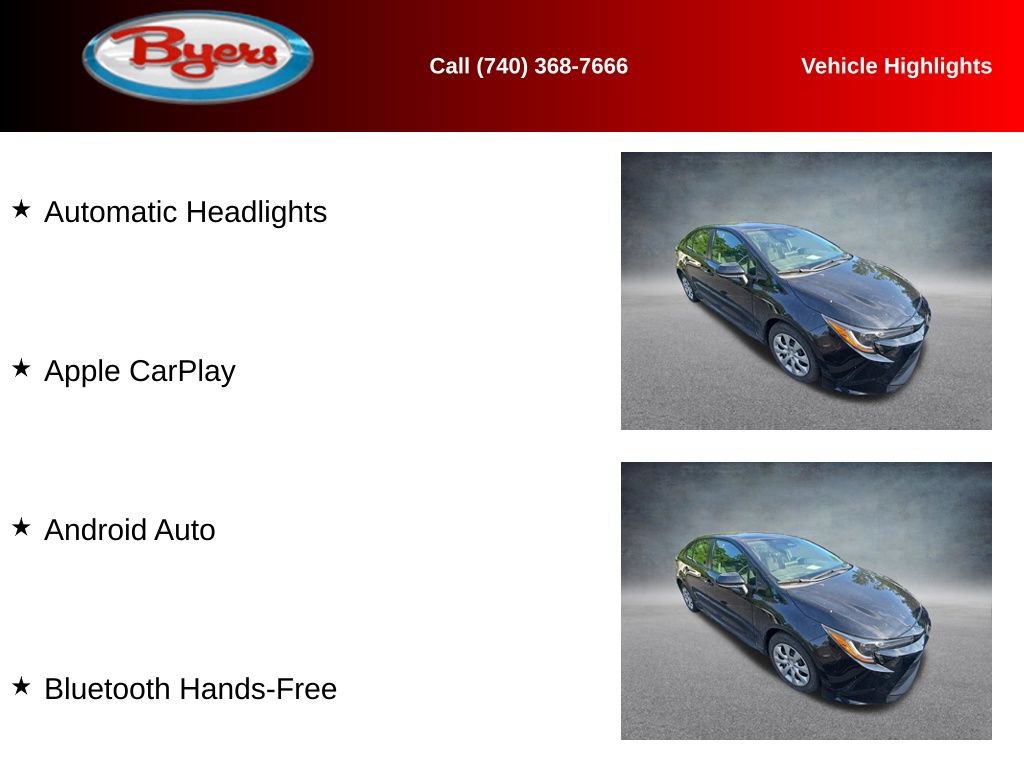 Used 2023 Toyota Corolla LE w/ Carpet Mat Package (TMS) FWD image 11