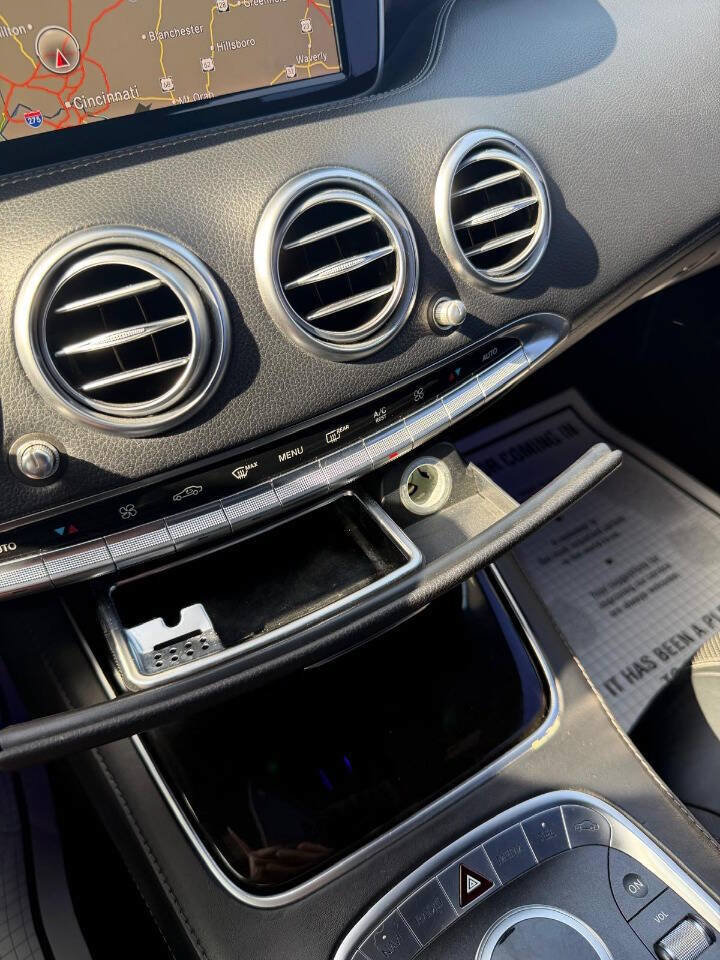 Used 2015 Mercedes-Benz S 63 AMG 4MATIC Coupe w/ Driver Assistance Package image 97