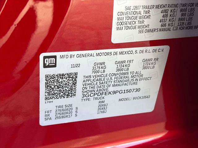 Used 2023 Chevrolet Silverado 1500 LT Trail Boss w/ Protection Package image 19