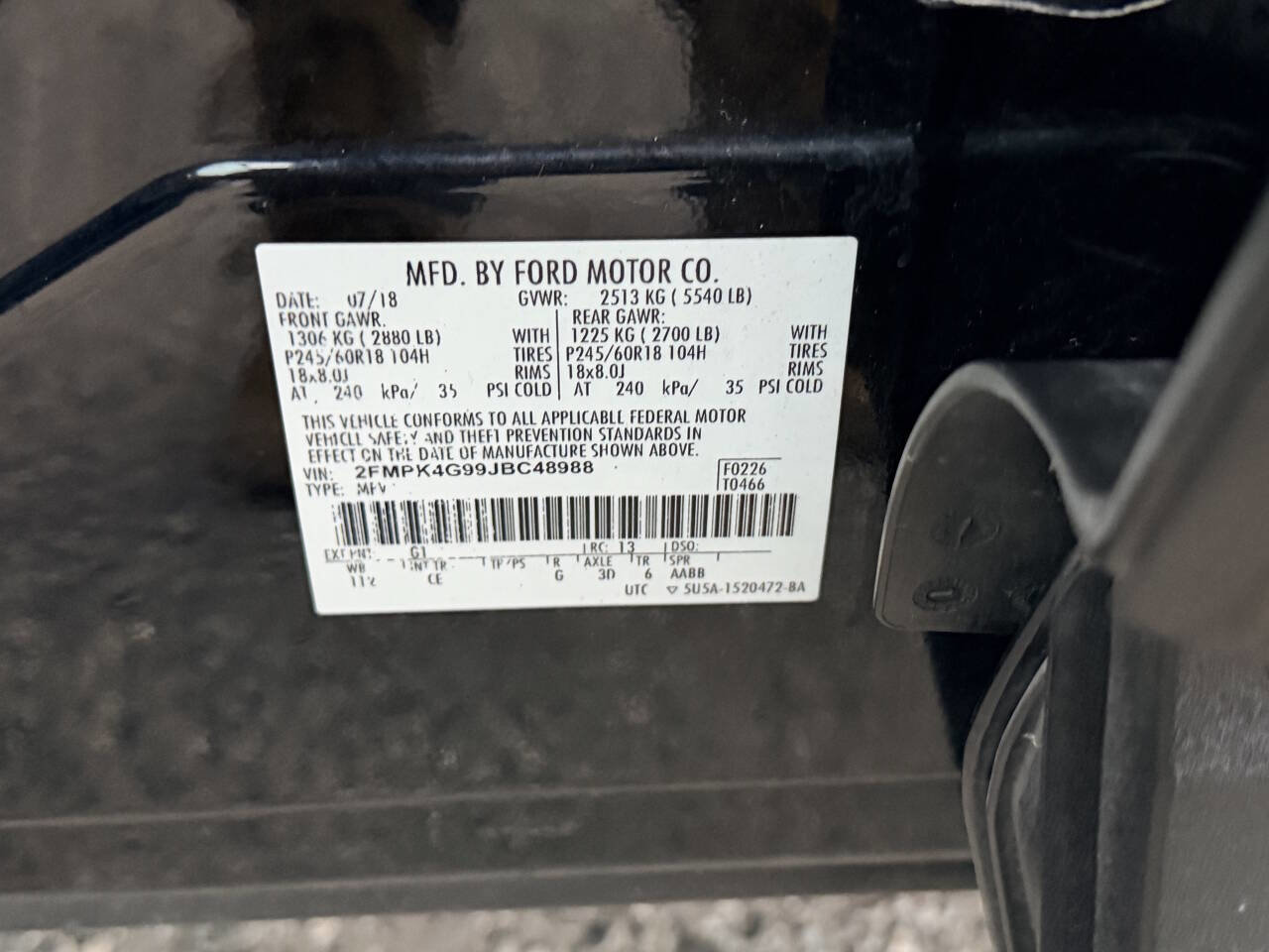 Used 2018 Ford Edge SE image 8