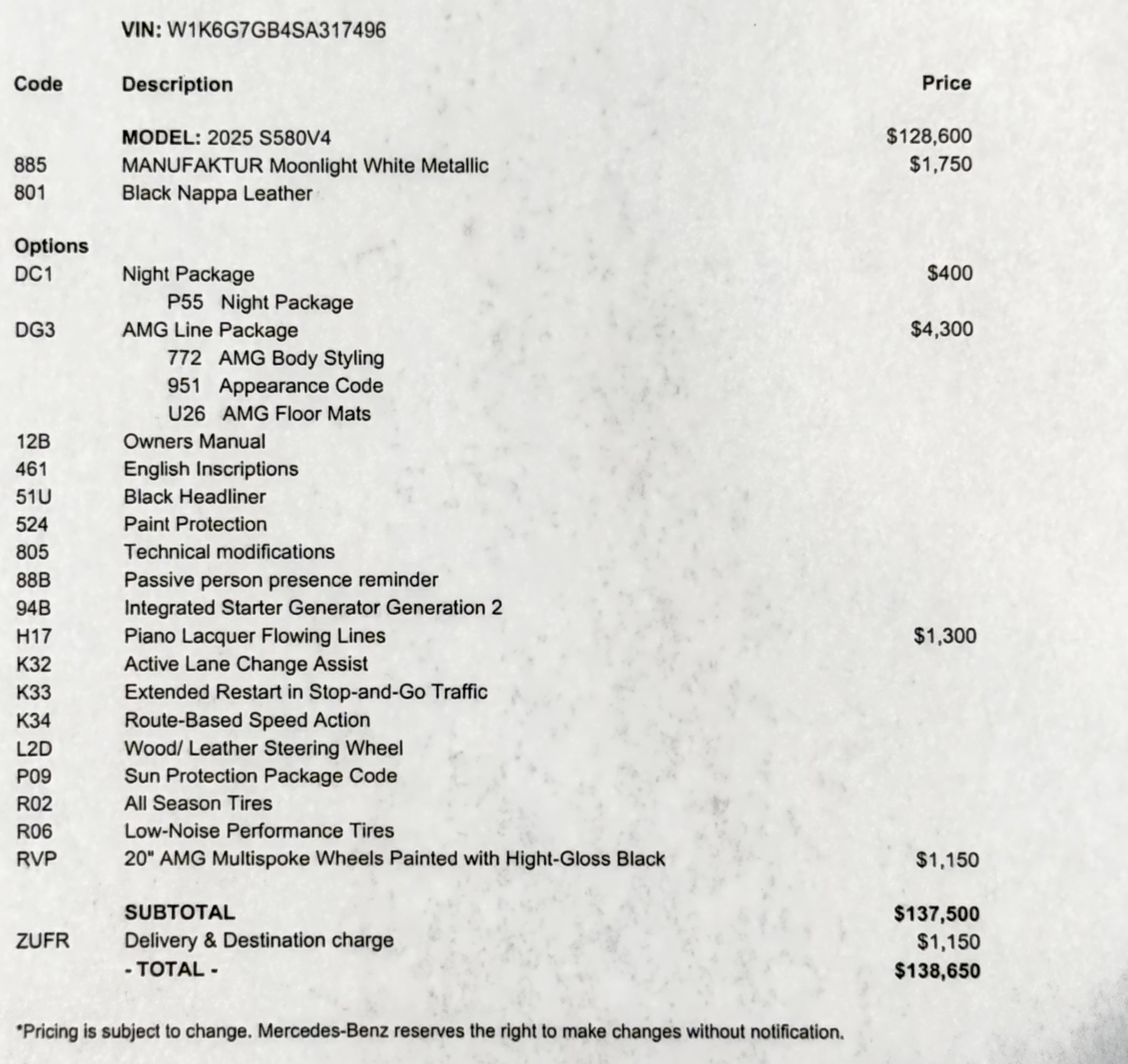 Used 2025 Mercedes-Benz S 580 4MATIC Sedan image 2