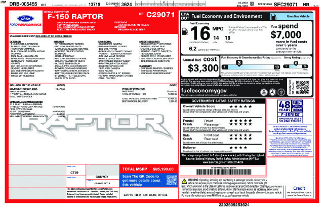 Used 2025 Ford F150 Raptor AWD/4WD image 23