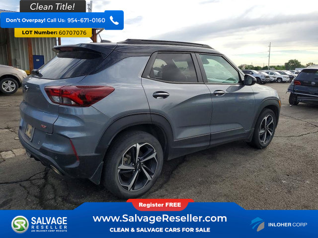 Used 2021 Chevrolet TrailBlazer RS w/ Technology Package FWD image 4