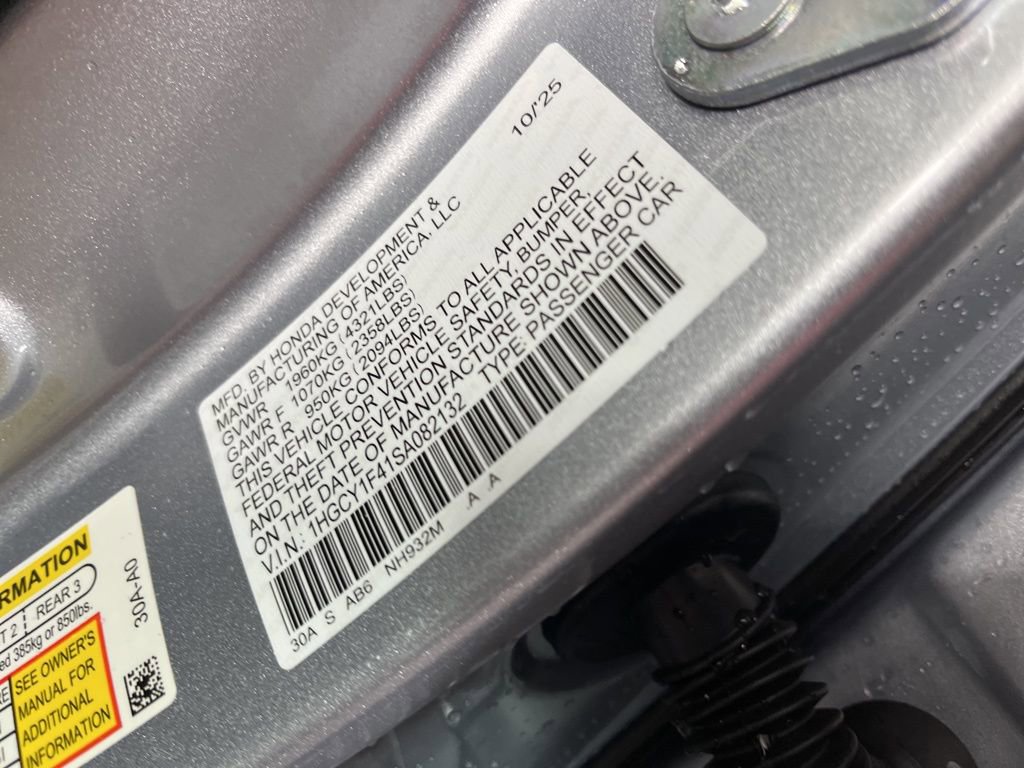 New 2025 Honda Accord SE image 34