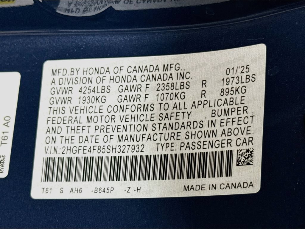 Used 2025 Honda Civic Sport image 33