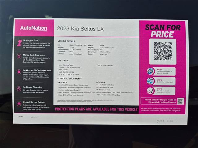 Used 2023 Kia Seltos LX AWD/4WD image 25