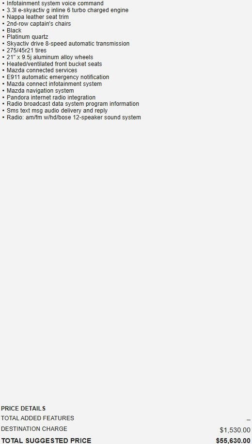 Used 2025 MAZDA CX-90 3.3 Turbo S w/ Premium Package image 2