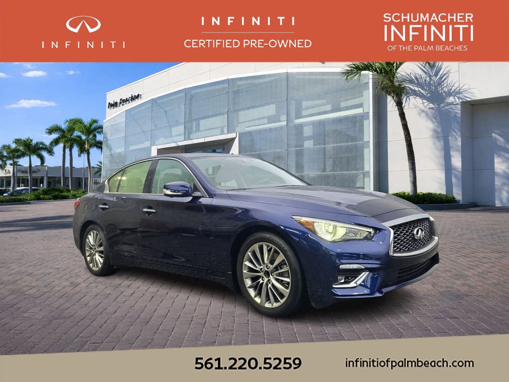 Certified 2023 INFINITI Q50 Luxe w/ Cargo Package