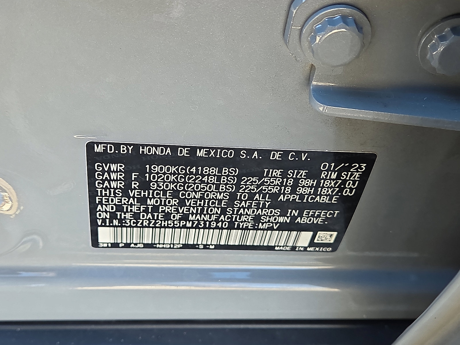 Used 2023 Honda HR-V Sport image 25