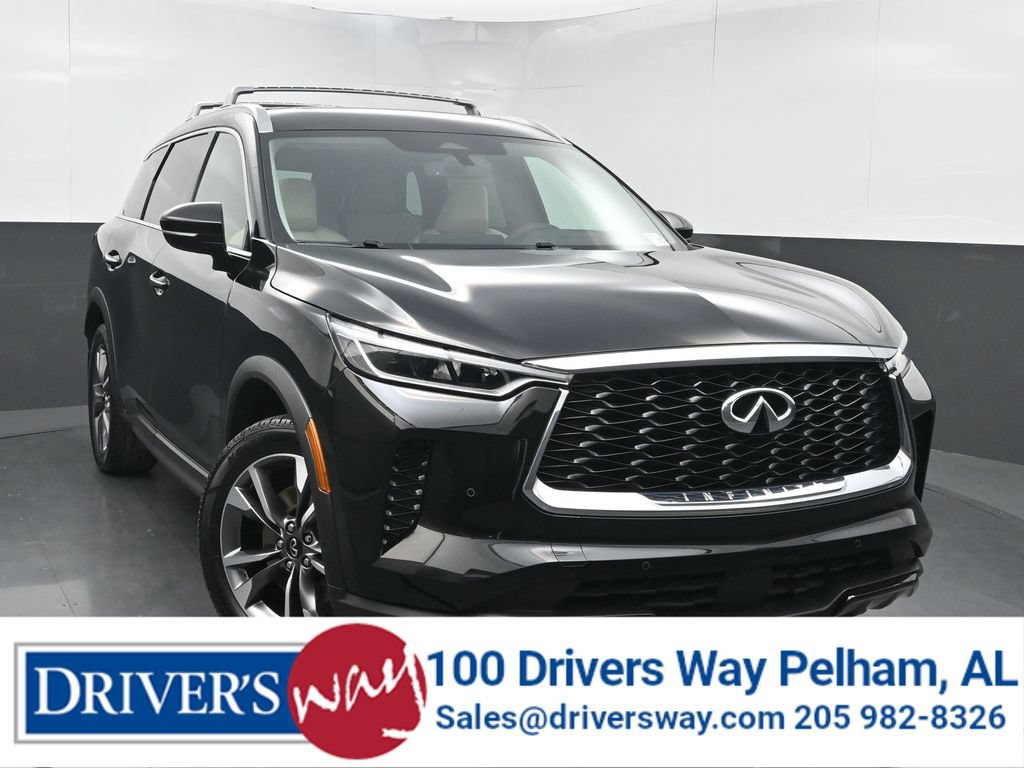 Used 2023 INFINITI QX60 Luxe w/ Cargo Package FWD image 1
