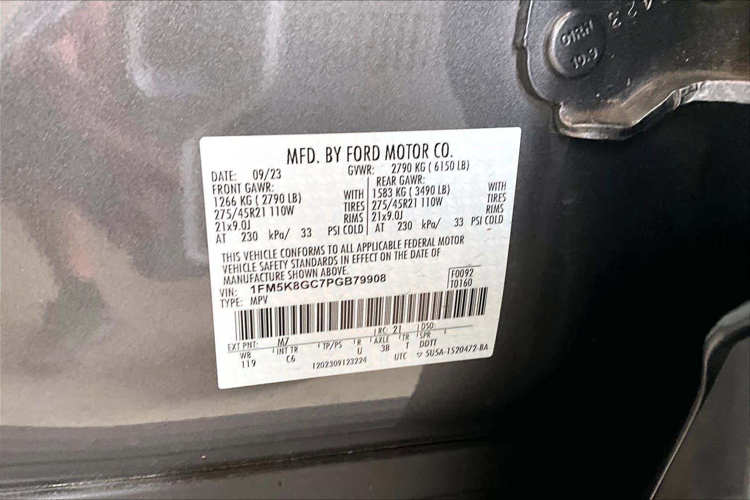 Certified 2023 Ford Explorer ST w/ Equipment Group 401A AWD/4WD image 32