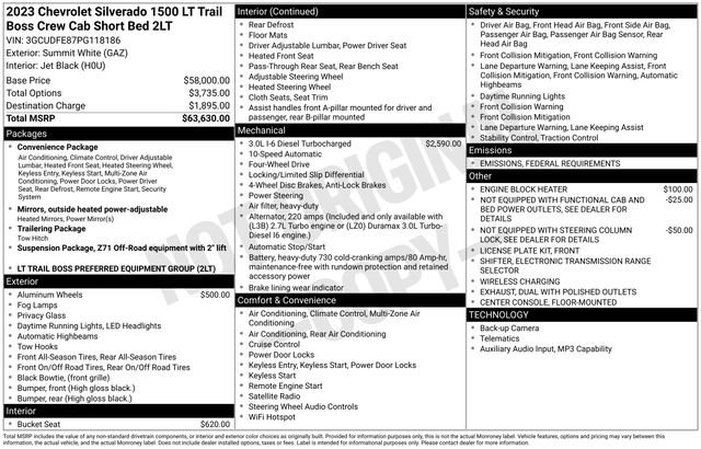 Used 2023 Chevrolet Silverado 1500 LT Trail Boss image 12