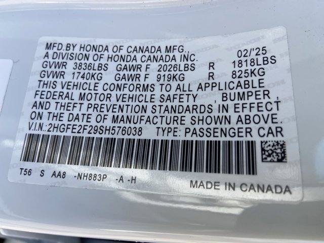Used 2025 Honda Civic LX image 33