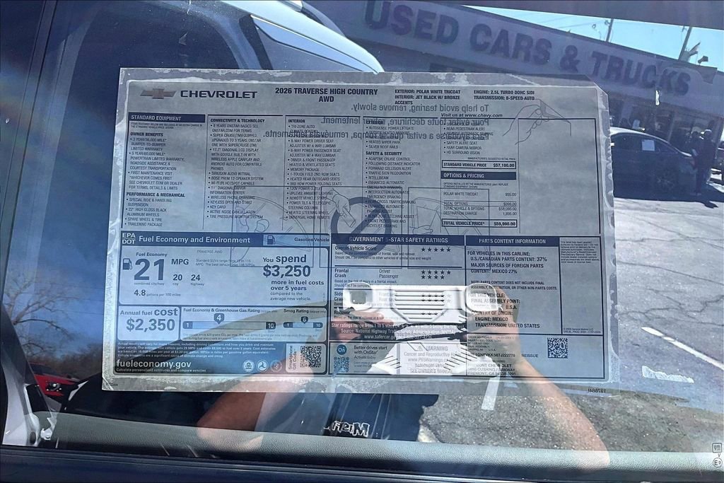 New 2026 Chevrolet Traverse High Country image 14