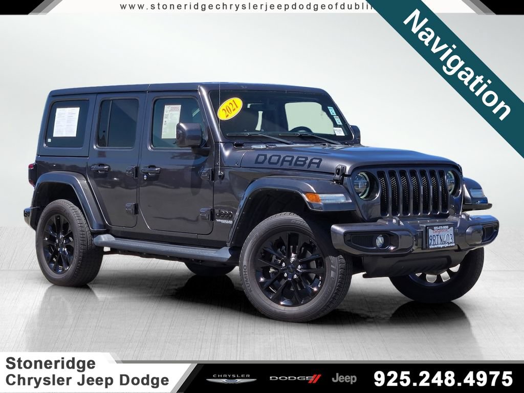 Used 2021 Jeep Wrangler Unlimited Sahara AWD/4WD image 1