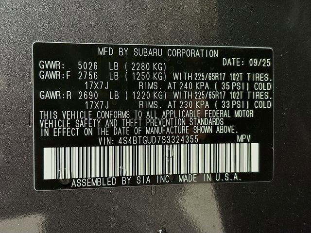 New 2025 Subaru Outback Wilderness image 33